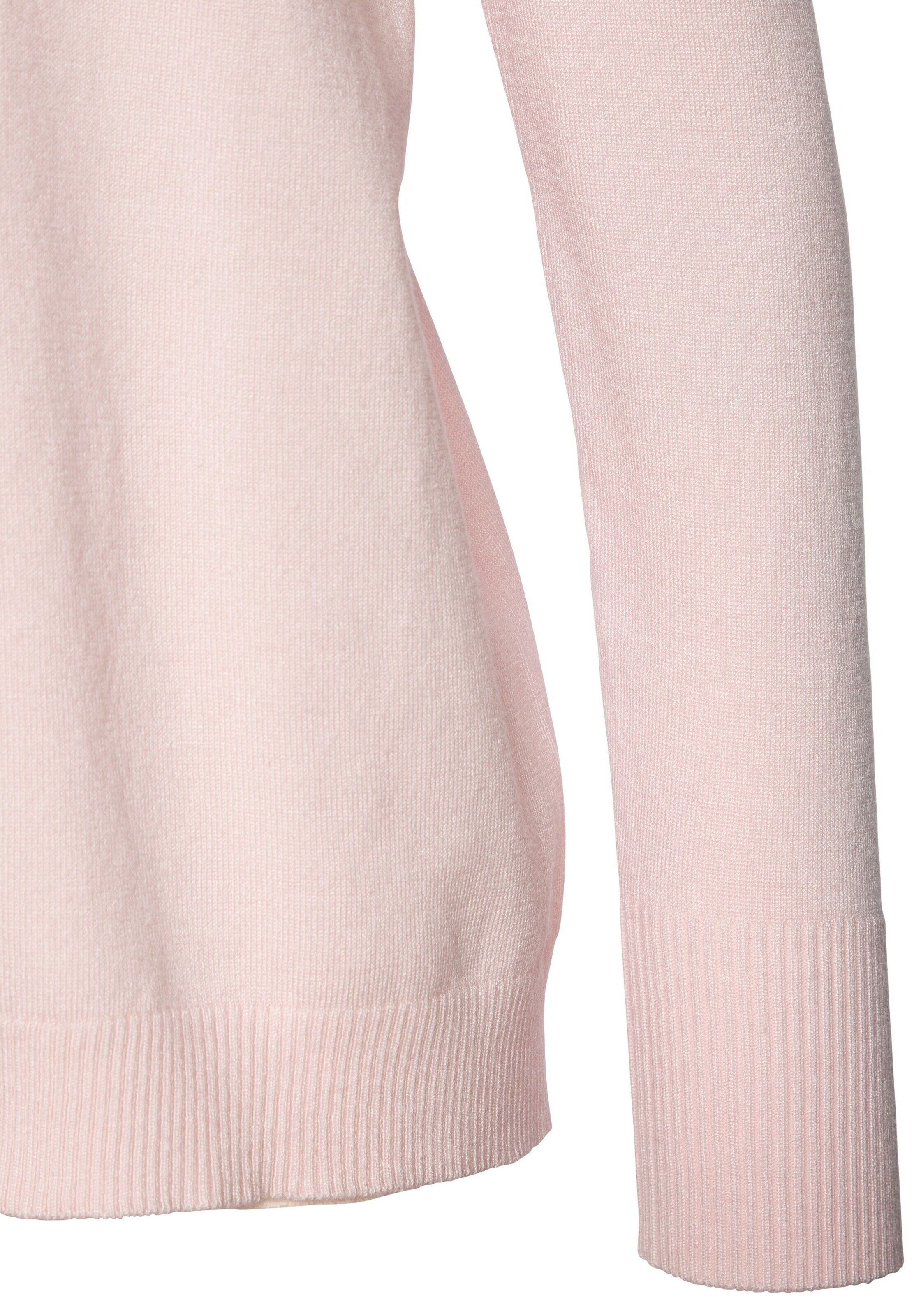 LASCANA Вязаная кофта в Ярко-розовый