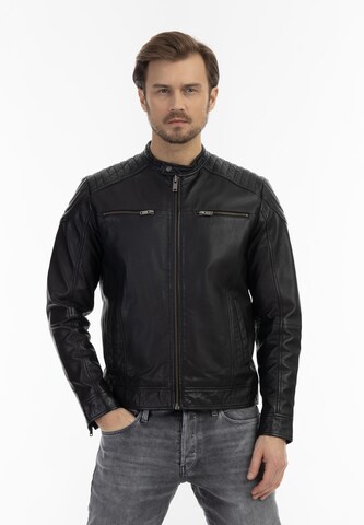 DreiMaster Vintage Between-Season Jacket in Black: front