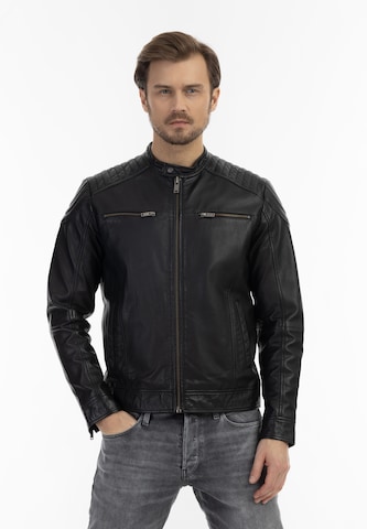 DreiMaster Vintage Between-Season Jacket in Black: front