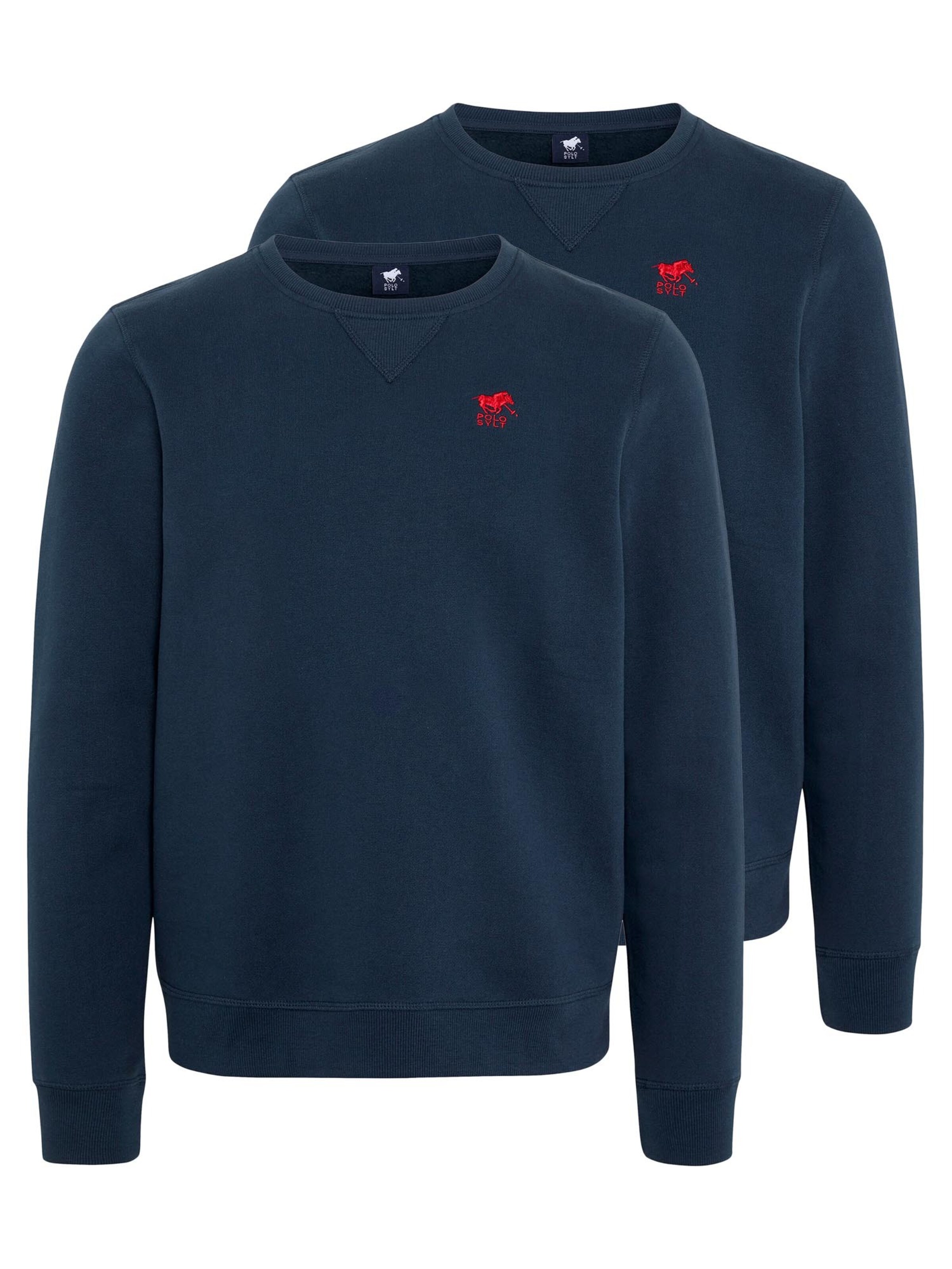 Polo Sylt Sweatshirt 'Basic'‌ in Blau: Vorderseite