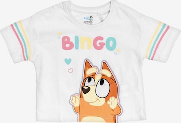 Bluey Shirt 'Mickey Mouse' in Wit: voorkant