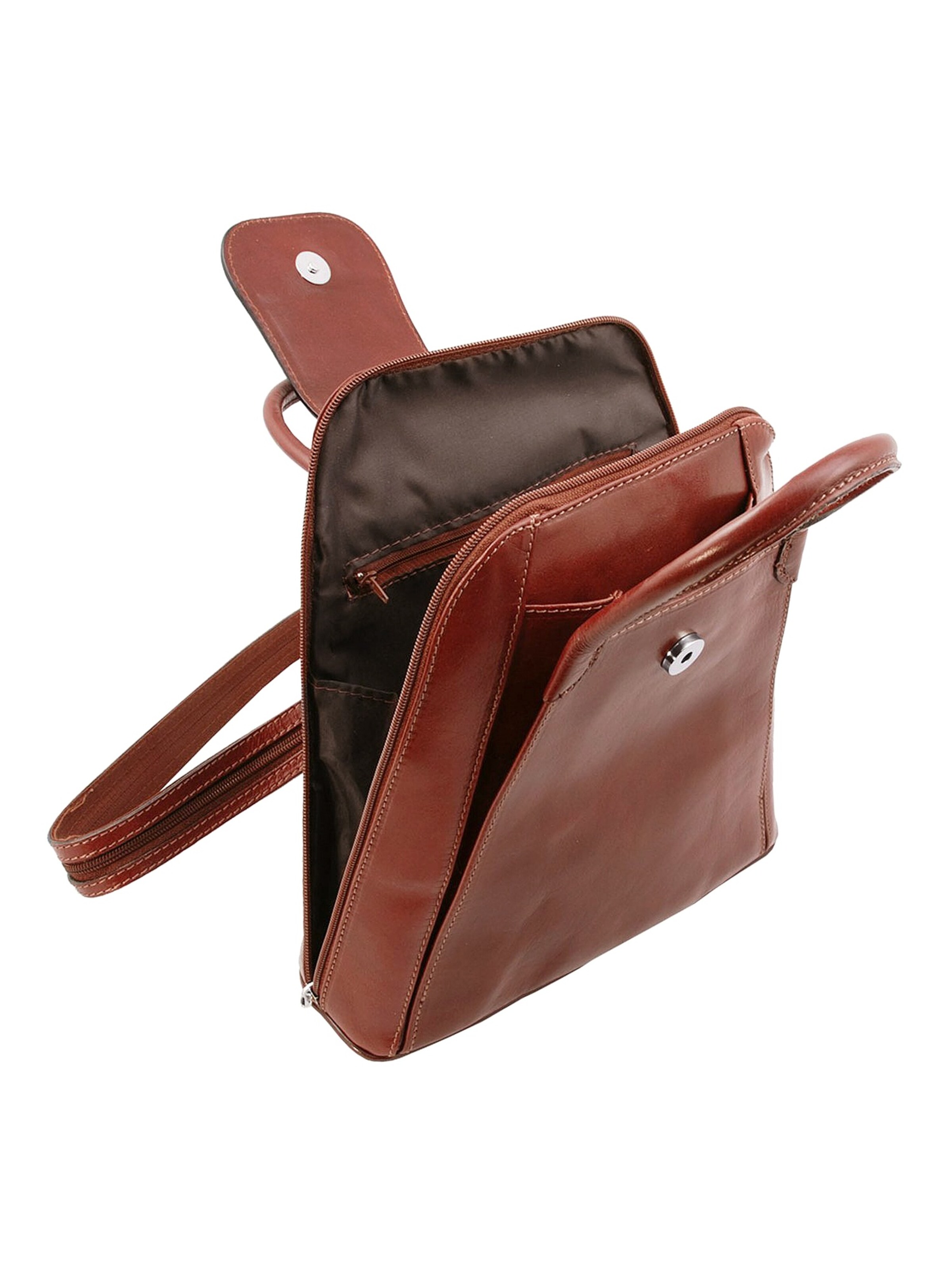 Sac à dos 'FATA BUONA' piké en marron