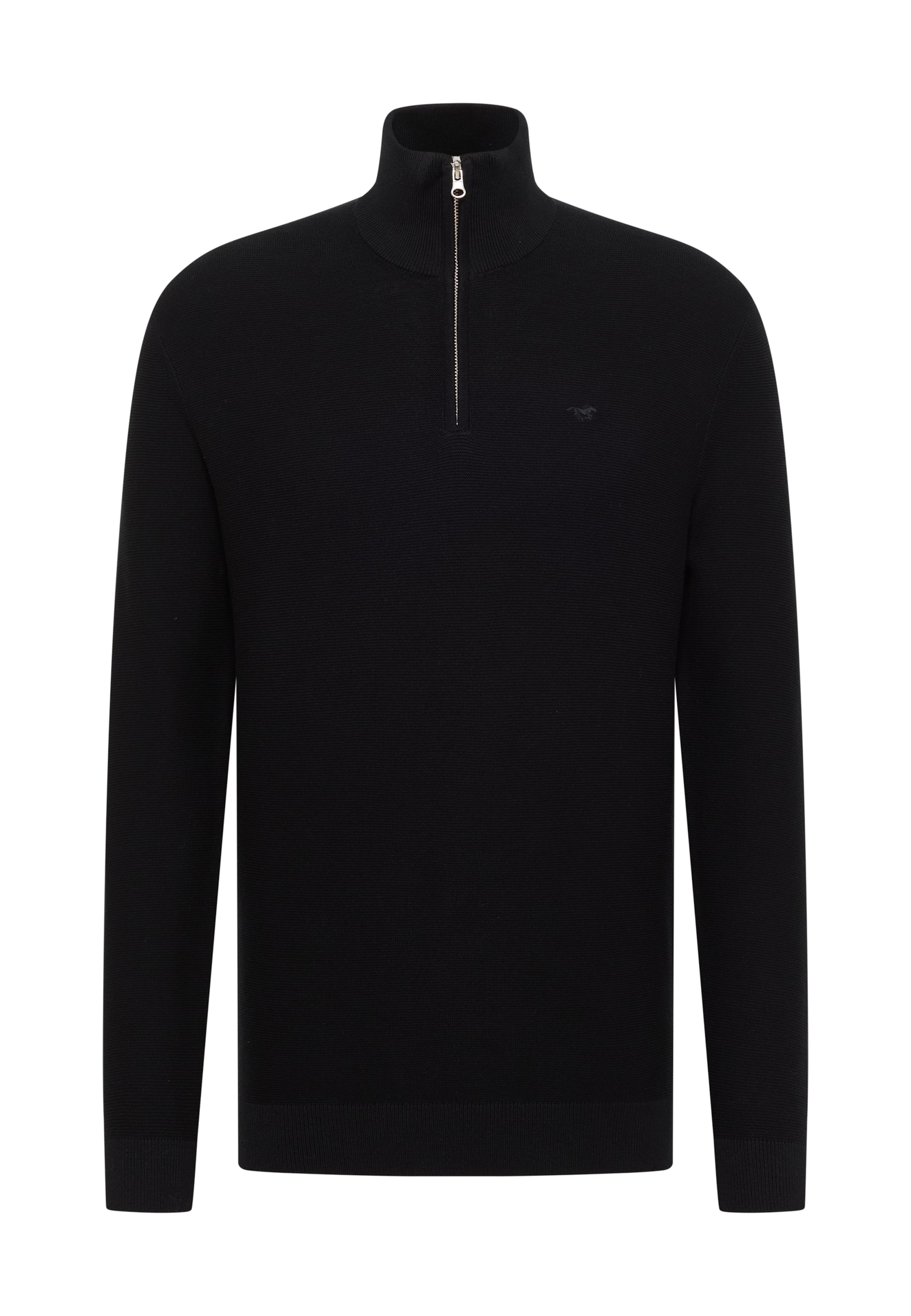 MUSTANG Pullover 'Everett' in Schwarz: Vorderseite