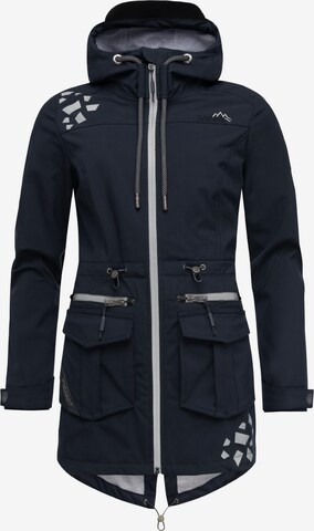 MARIKOO Weatherproof jacket 'Ulissaa' in Blue