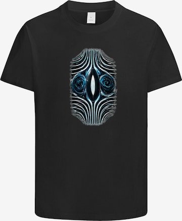HUSKSWARE Shirt 'Grafik' in Schwarz: Vorderseite