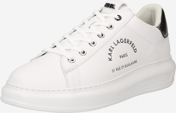 Sneaker low 'KAPRI Maison' de la Karl Lagerfeld pe alb: față