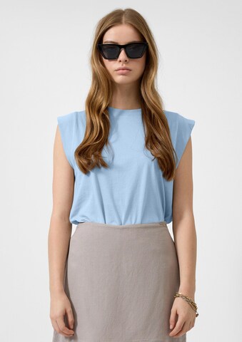 QS Shirt in Blauw: voorkant