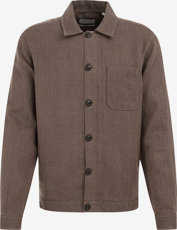 van Gils Regularny krój Koszula w kolorze brązowy: przód