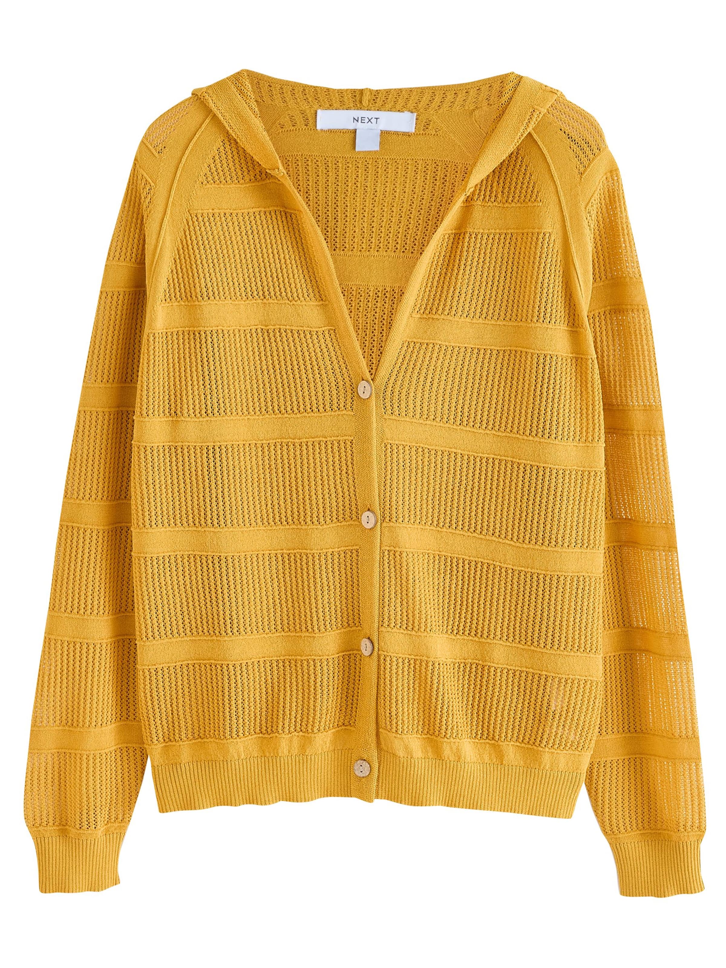 Next Knit cardigan in Yellow: front
