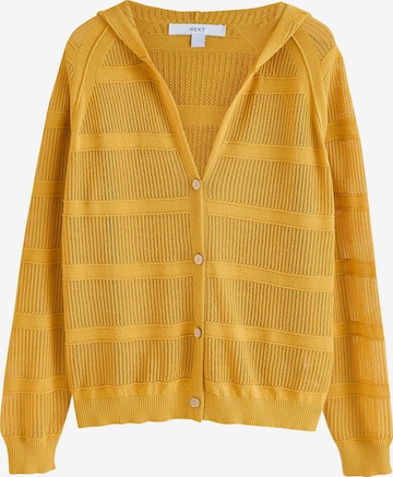 Next Gebreid vest in Geel: voorkant