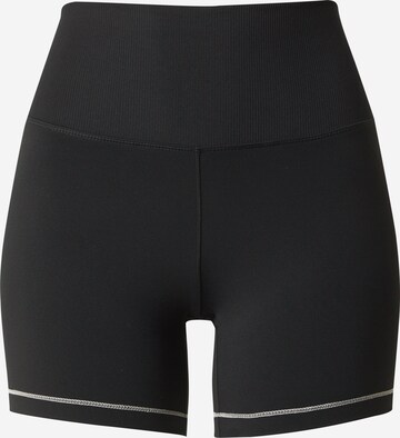 NIKESkinny Sportske hlače 'One' - crna boja: prednji dio