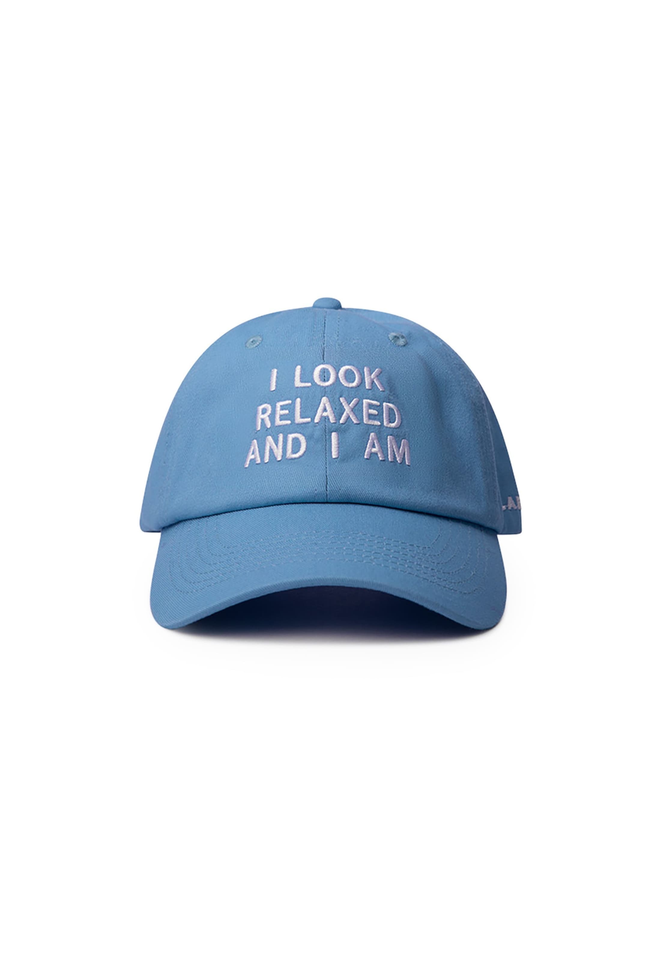 Hatline Lab Cap 'Lowkey' in Blue: front