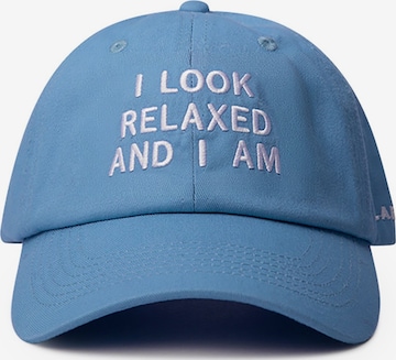 Hatline Lab Cap 'Lowkey' in Blau: Vorderseite