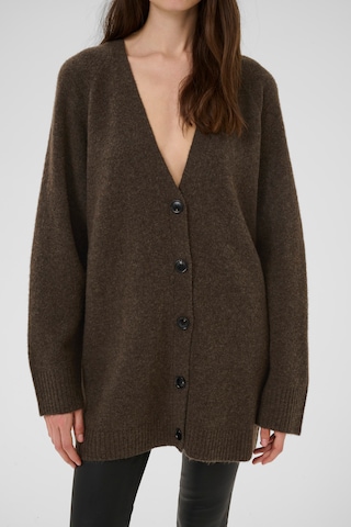 KAREN BY SIMONSEN Knit Cardigan 'KBDream' in Brown