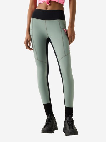 Bogner Fire + Ice Slimfit Leggings 'Tights Candra' in Grün: Vorderseite