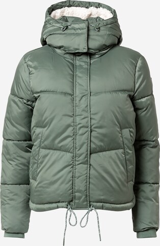 TOM TAILOR DENIM Winter Jacket in Green: front