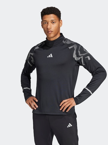 T-Shirt fonctionnel 'Ultimate' ADIDAS PERFORMANCE en noir : devant