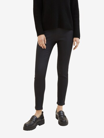 Regular Pantalon TOM TAILOR en noir : devant