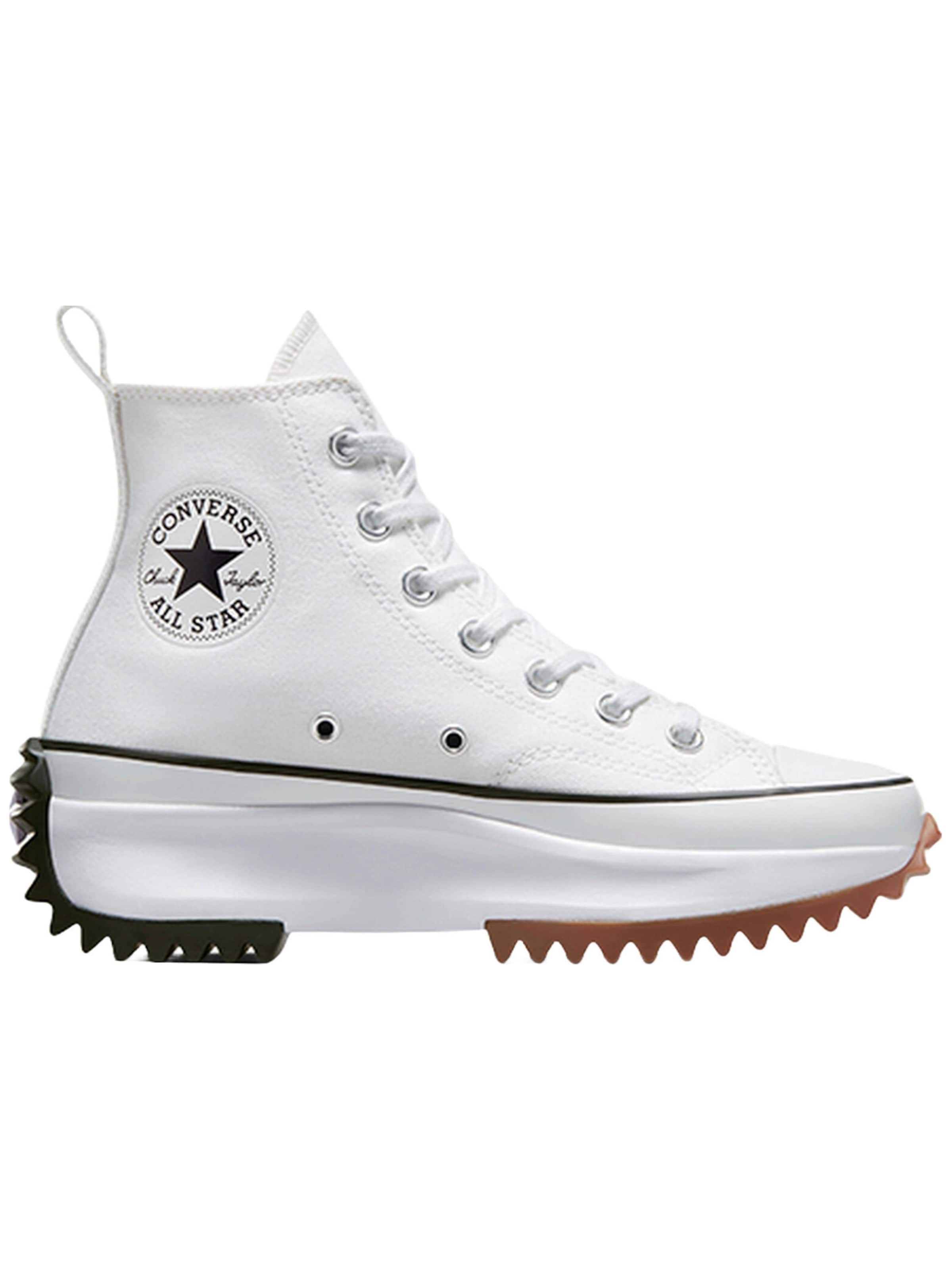Sneaker alta 'Run Star Hike' di CONVERSE in bianco