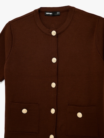 Koton Gebreid vest in Bruin