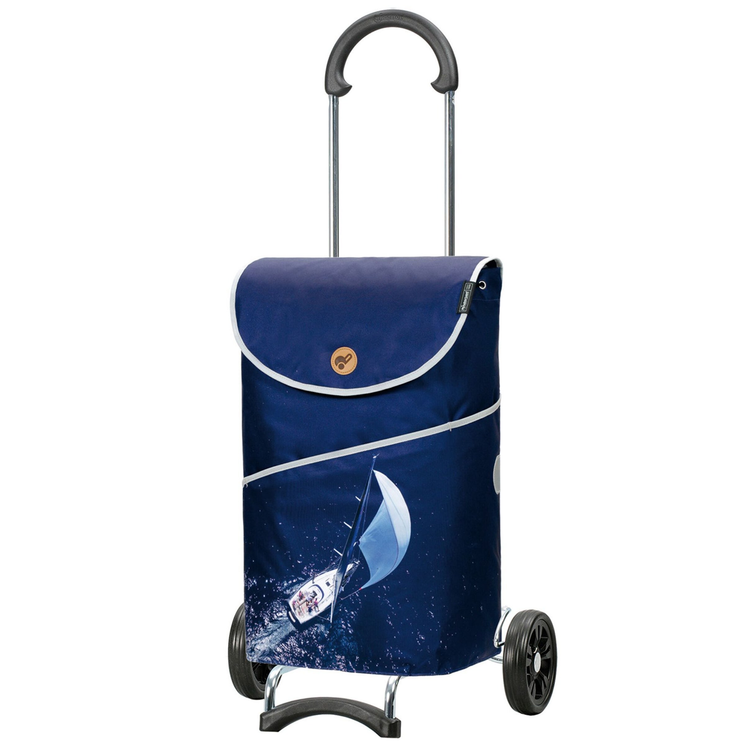 Andersen Shopper Trolley 'Scala' in Blau: Vorderseite