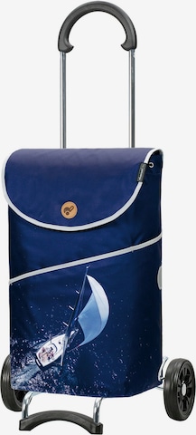 Trolley 'Scala' di Andersen Shopper in blu: frontale