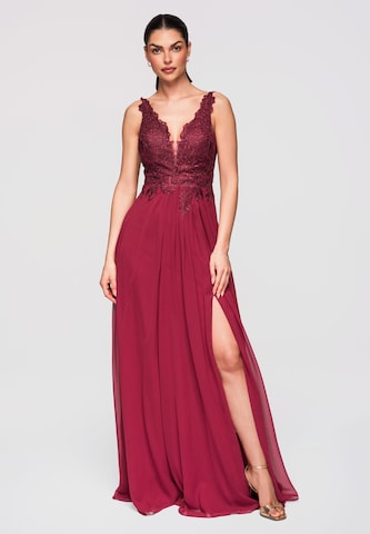 Robe de soirée Ombre en rouge