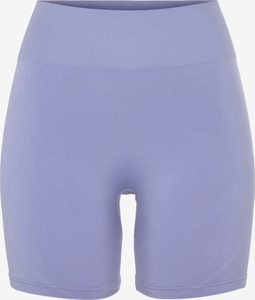 Skinny Pantalon modelant LASCANA en violet : devant