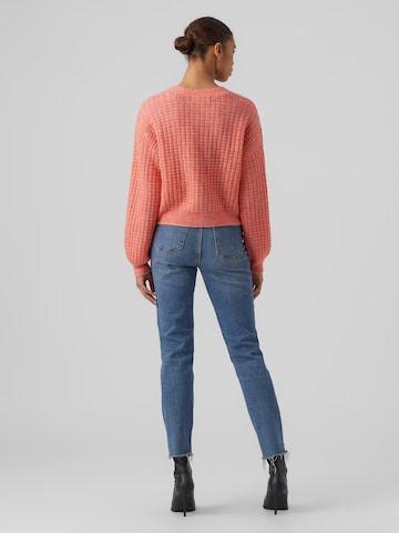 VERO MODA Cardigan 'ELISA' i orange