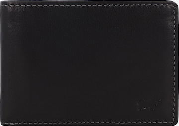 Braun Büffel Wallet 'Arezzo' in Black: front