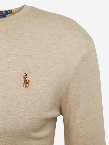 Polo Ralph Lauren Klasický střih Tričko – béžová