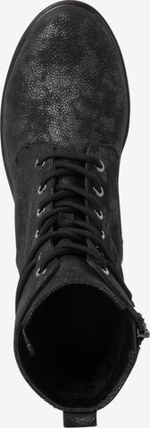 TAMARIS Lace-Up Ankle Boots in Black