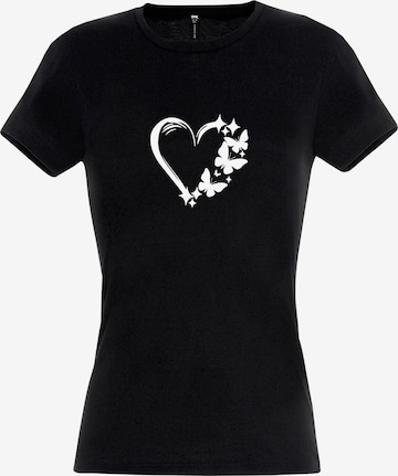 RMK Shirt 'Love Herz' in Black: front