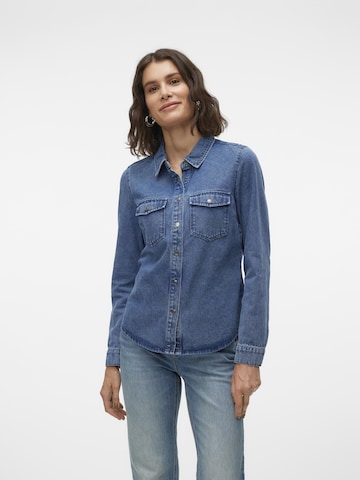 VERO MODA Blouse 'VMJennie' in Blue: front