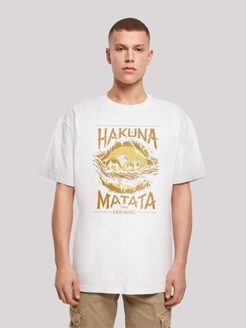 F4NT4STIC T-Shirt 'König der Löwen Film Hakuna Matata' in Weiß: Vorderseite