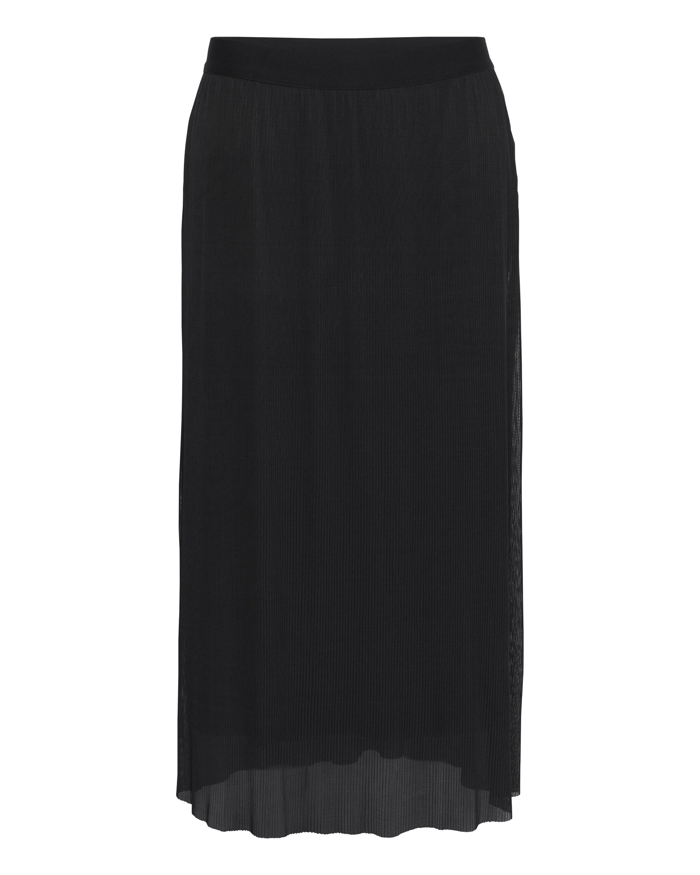 KAFFE CURVE Rock 'Livo' in Schwarz: Vorderseite