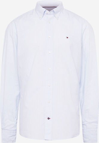 Tommy Hilfiger Tailored Button Up Shirt in Blue: front