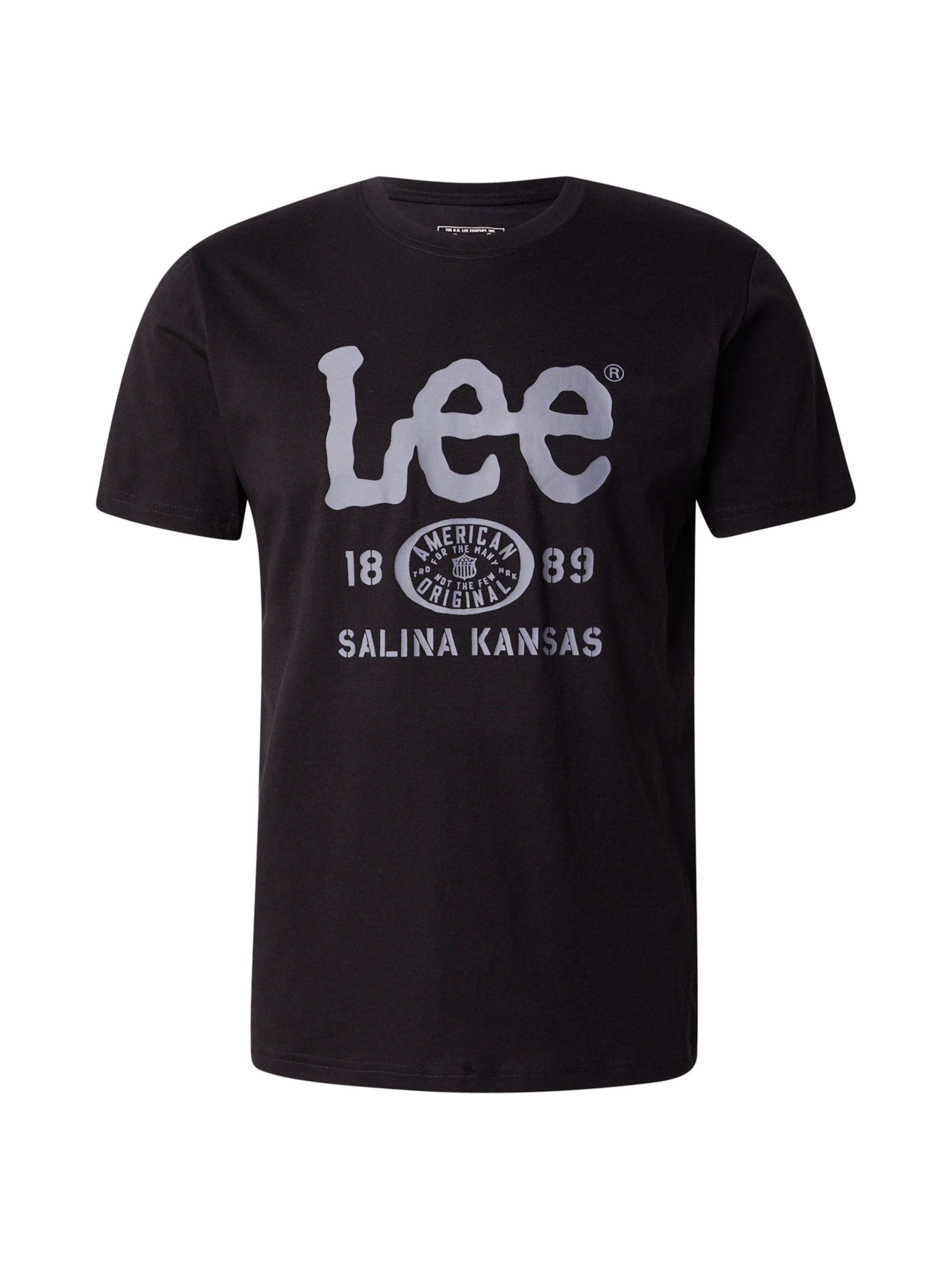 Lee Футболка в Черный: спереди
