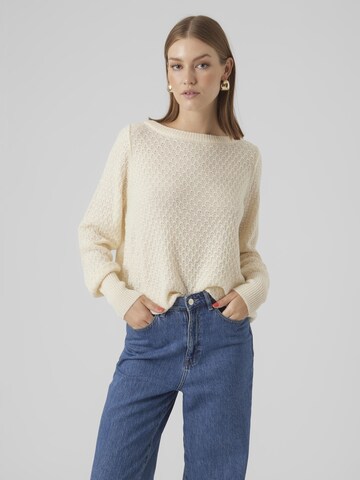 VERO MODA Trui in Wit: voorkant