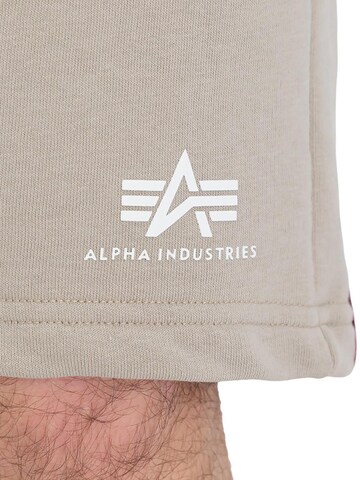 ALPHA INDUSTRIES Regular Cargohose 'SL' in Beige