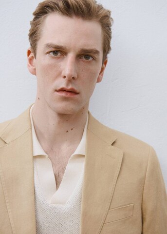 MANGO MAN Regular Fit Sakko 'Amalfi' in Beige