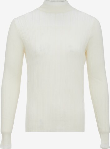 nelice Sweater in White: front