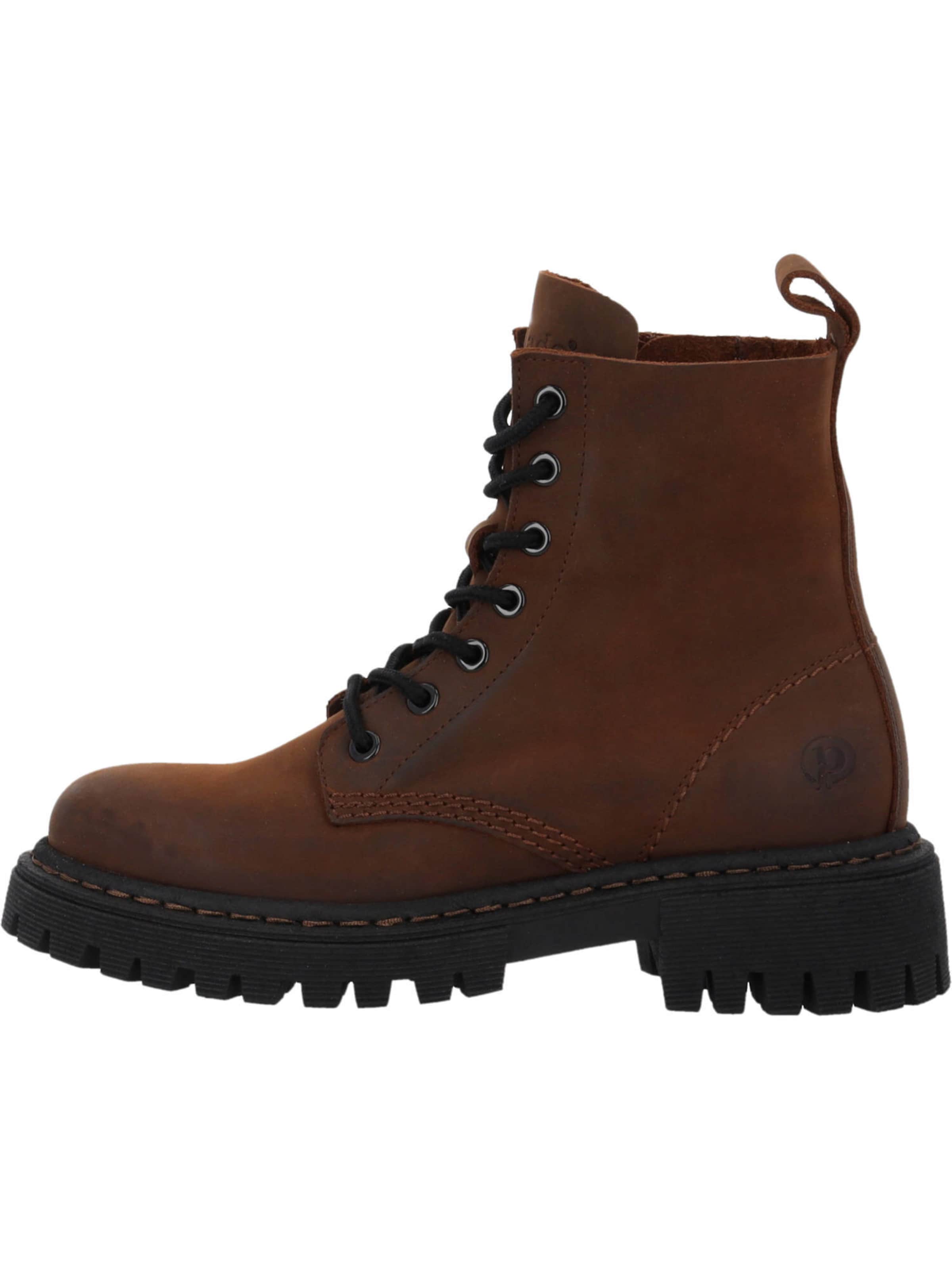 Palado Μποτάκι με κορδόνια 'Pheara' σε καφέ