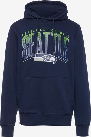 Fanatics Sweatshirt ' Seattle Seahawks' in Blau: predná strana