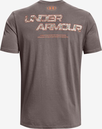 UNDER ARMOUR Funktionsshirt in Braun