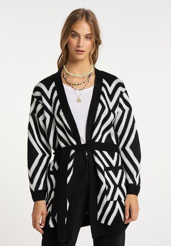 Cardigan IZIA en noir : devant