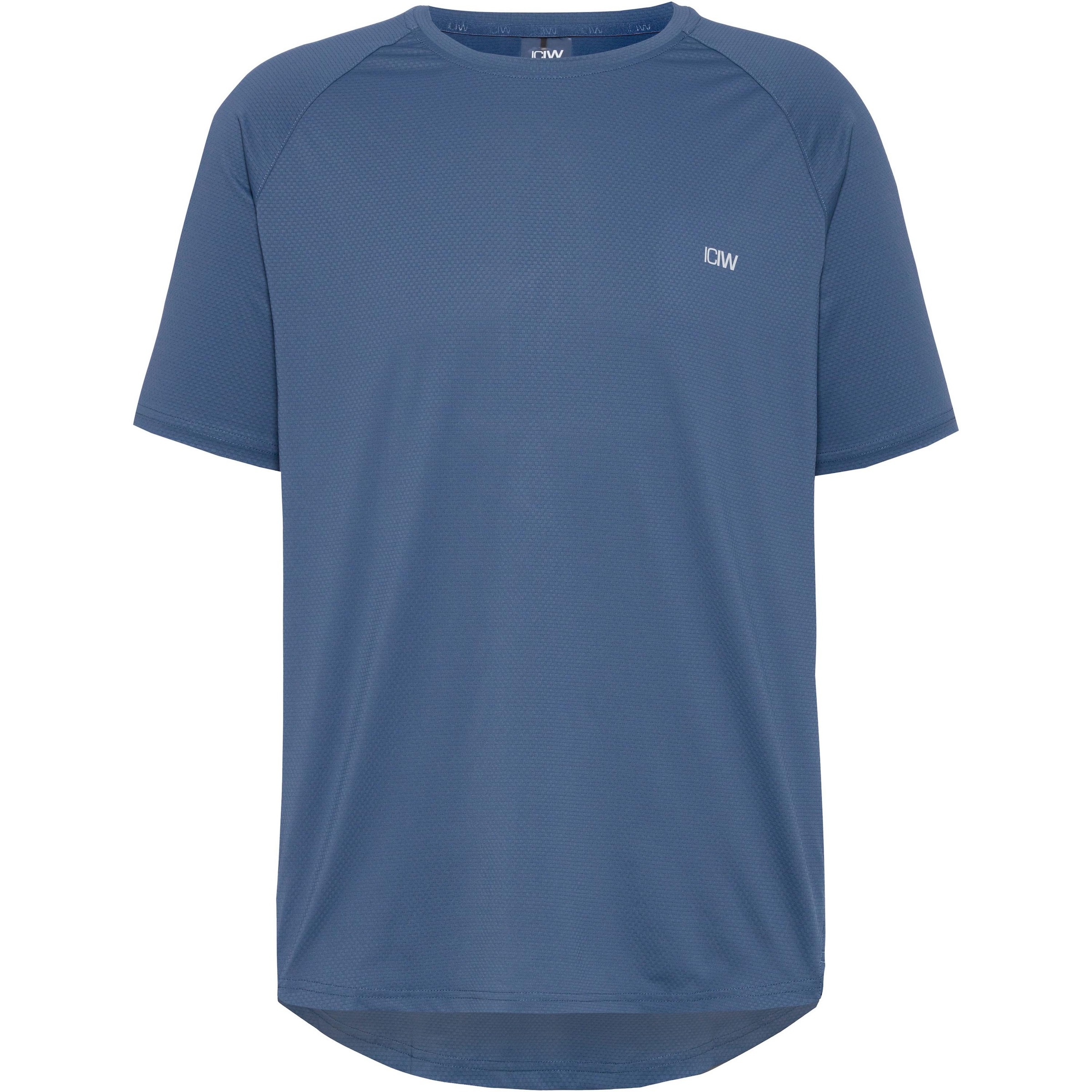 ICANIWILL Performance Shirt 'Stride' in Blue: front
