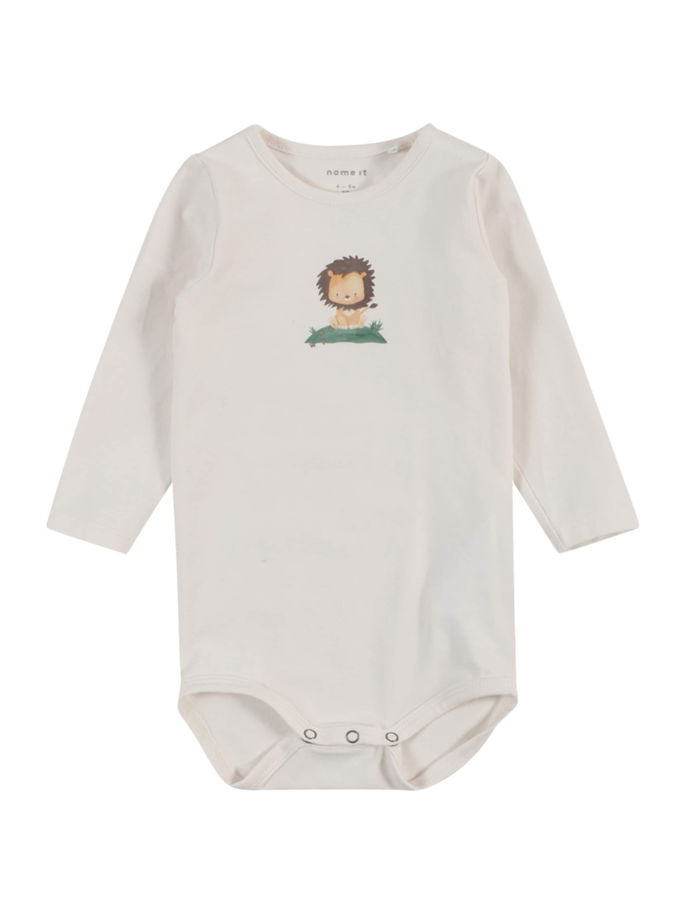 Barboteuse / body 'SION' NAME IT en beige : devant