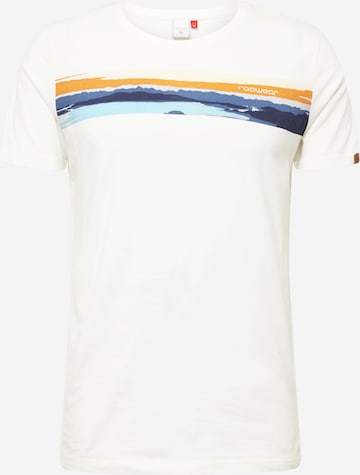 T-Shirt 'Horiz' Ragwear en blanc : devant