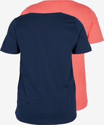 T-shirt Zizzi en bleu